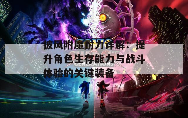 披风附魔耐力详解：提升角色生存能力与战斗体验的关键装备