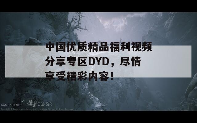 中国优质精品福利视频分享专区DYD，尽情享受精彩内容！