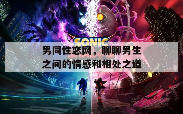 男同性恋网，聊聊男生之间的情感和相处之道