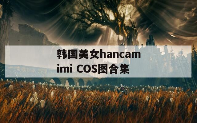 韩国美女hancamimi COS图合集