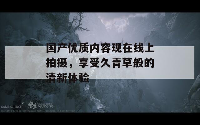 国产优质内容现在线上拍摄，享受久青草般的清新体验