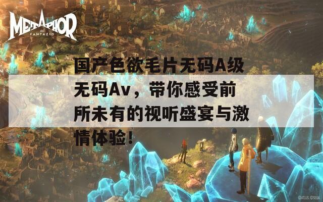 国产色欲毛片无码A级无码Av，带你感受前所未有的视听盛宴与激情体验！