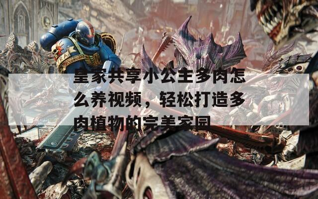 皇家共享小公主多肉怎么养视频，轻松打造多肉植物的完美家园