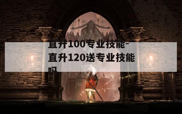直升100专业技能-直升120送专业技能吗