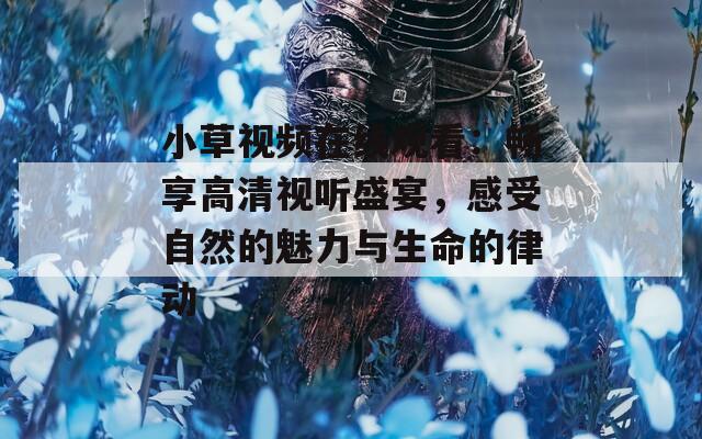 小草视频在线观看：畅享高清视听盛宴，感受自然的魅力与生命的律动