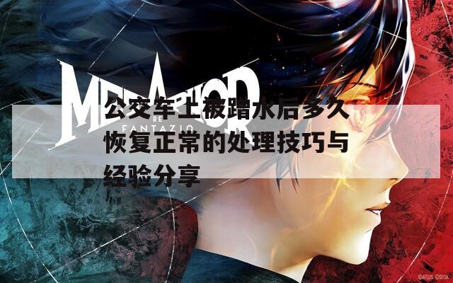 公交车上被蹭水后多久恢复正常的处理技巧与经验分享