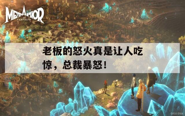 老板的怒火真是让人吃惊，总裁暴怒！