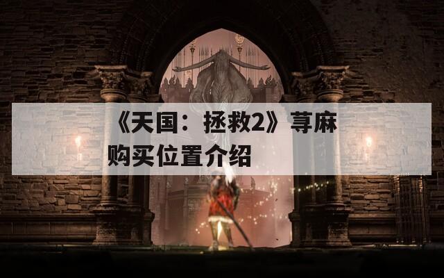 《天国：拯救2》荨麻购买位置介绍
