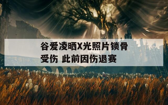 谷爱凌晒X光照片锁骨受伤 此前因伤退赛  第1张