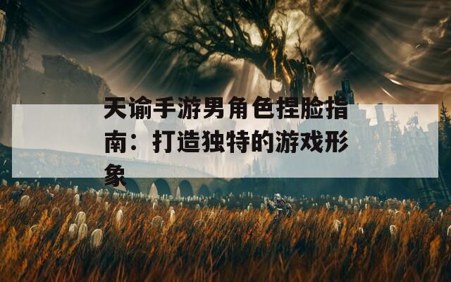 天谕手游男角色捏脸指南：打造独特的游戏形象